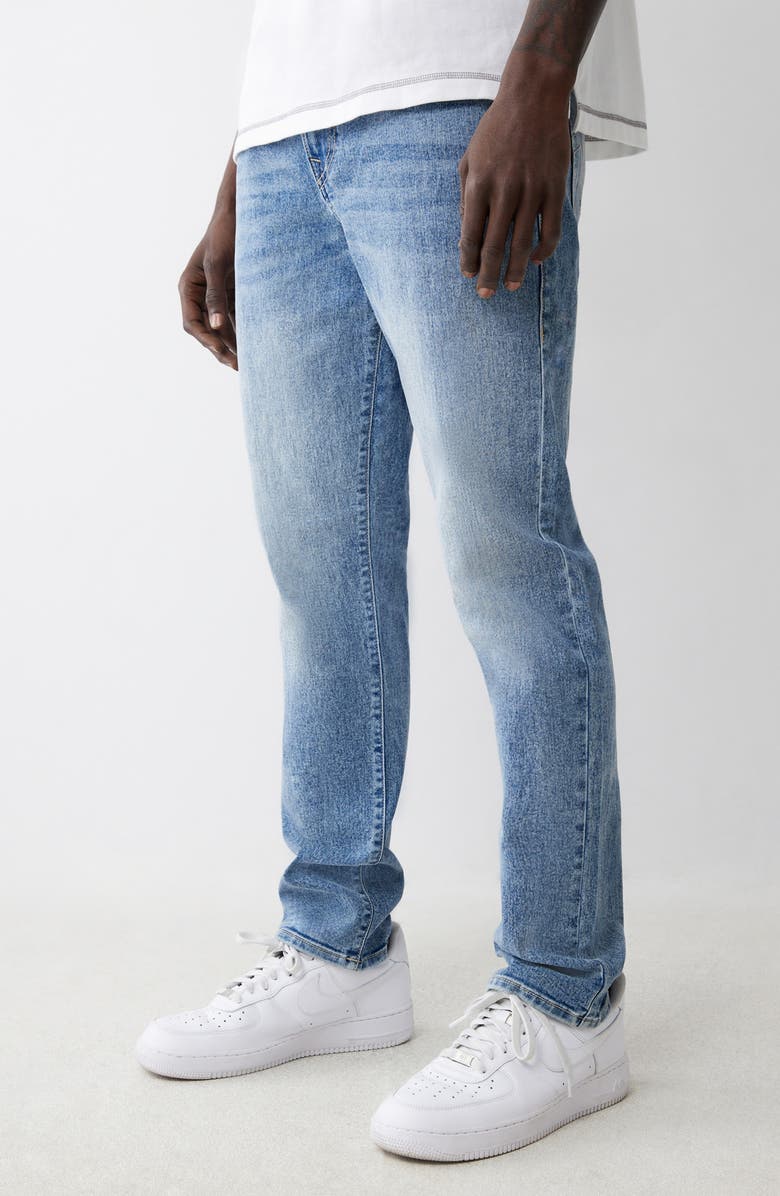 True Religion Geno Slim Leg Jeans, Alternate, color, Light Delightful Wash