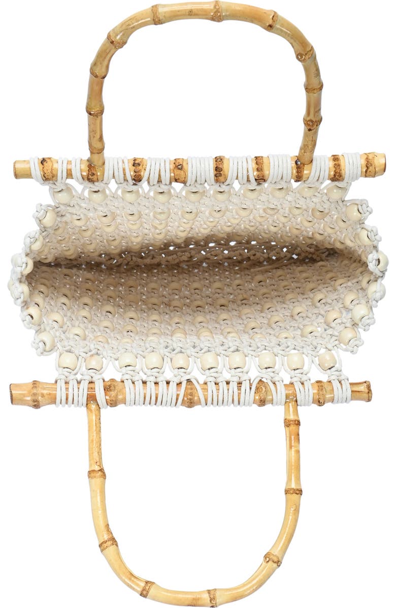 Antik Kraft Beaded Crochet Packable Bag, Alternate, color,