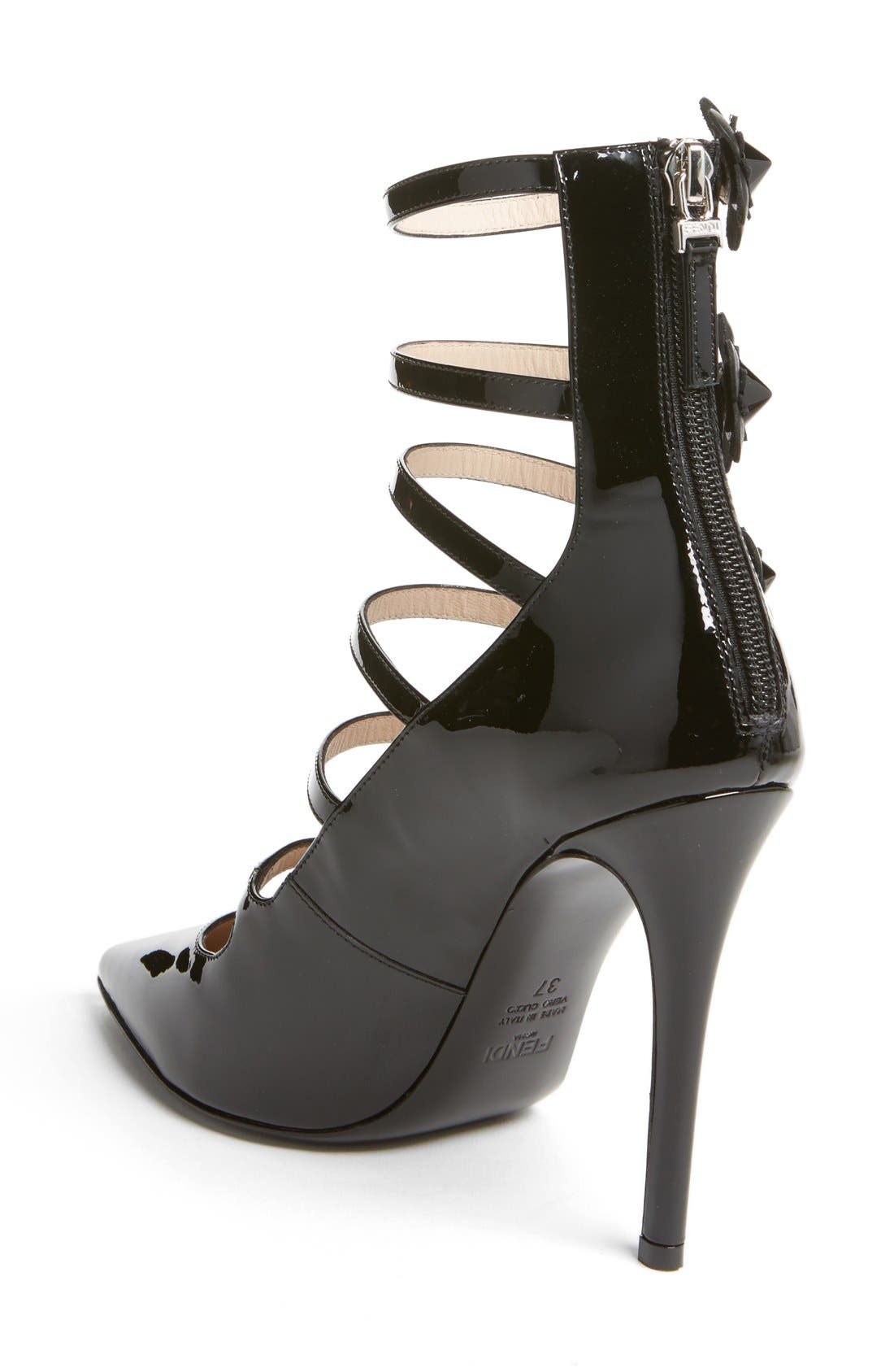 Fendi 'Flowerland' Strappy Pump, Alternate, color, 