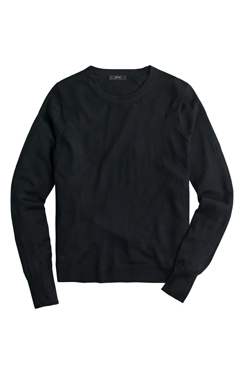 J.Crew Margot Crewneck Re-Imagined Wool Sweater, Main, color, 