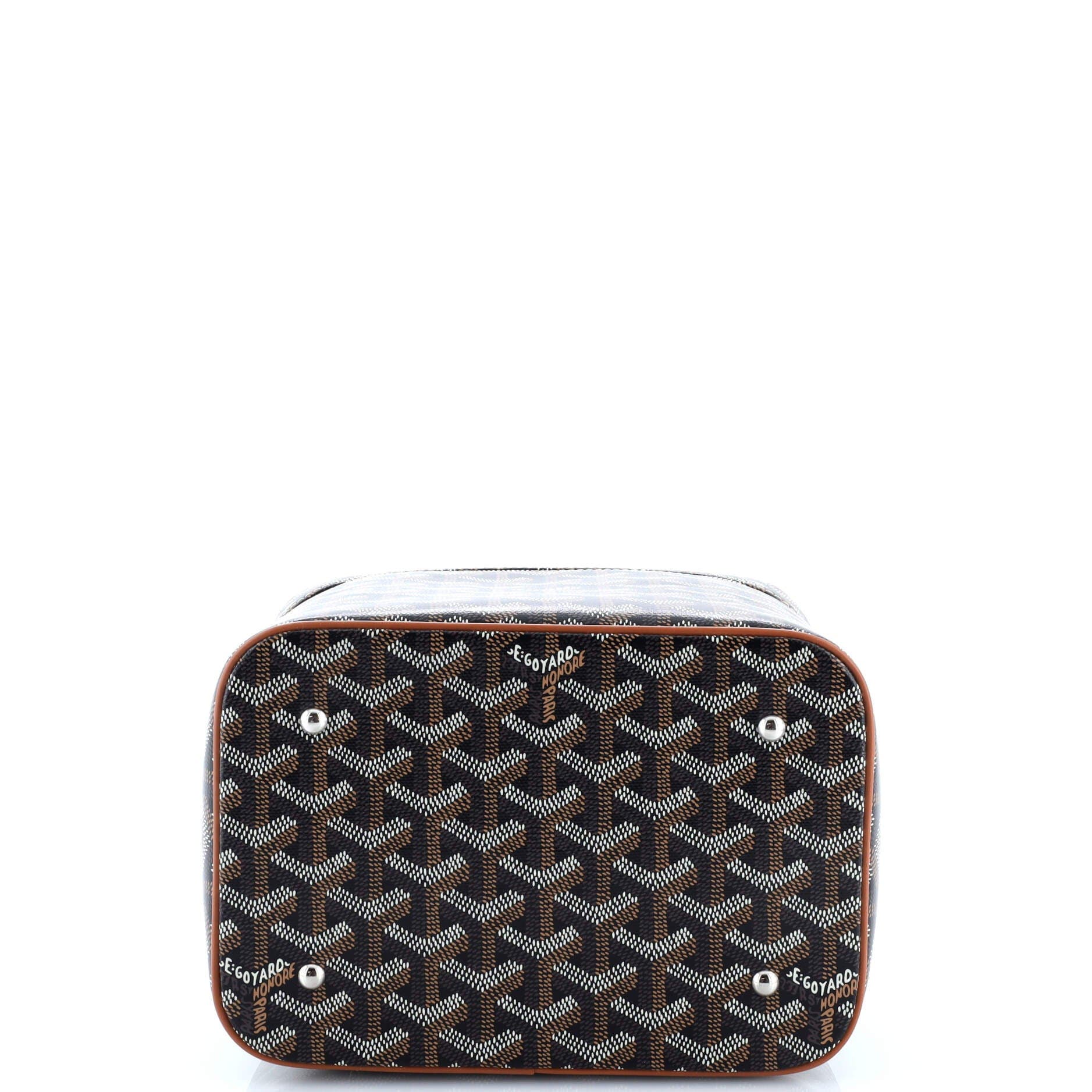 Pre-Owned Goyard Muse Vanity Case Coated Canvas, Alternate, color, 