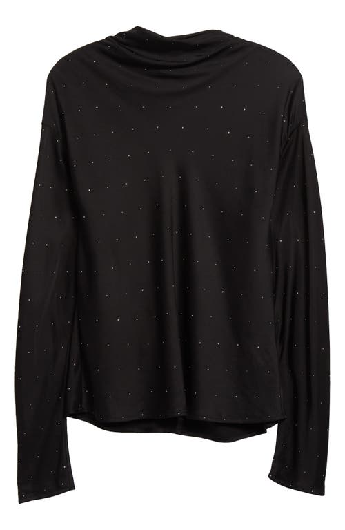 A.l.c . Georgia Embellished Satin Top In Black