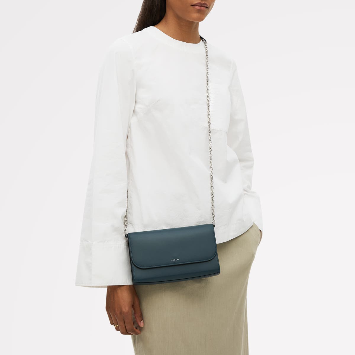 Radley The Rathbone Large Phone Crossbody  Bag, Alternate, color, Teal