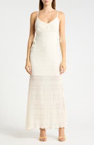 Beivy Side Tie Ruched Gauze Maxi Dress