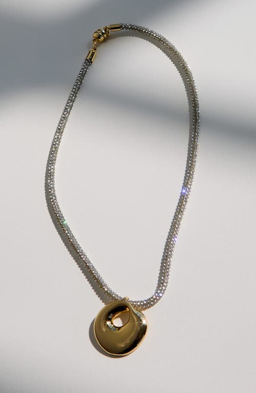 Luv Aj The Mercury Disc Pendant Necklace In Metallic