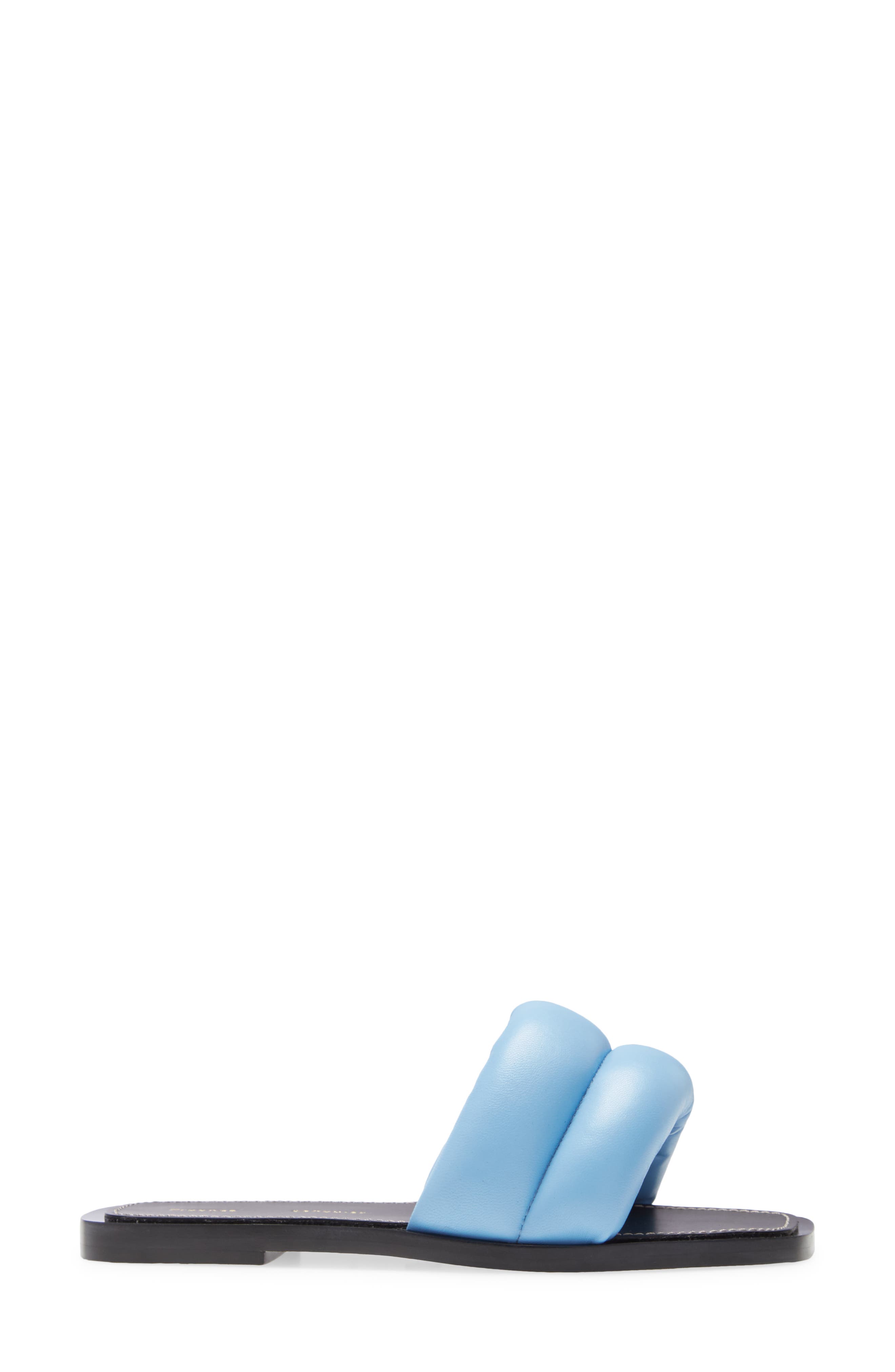Puffy Slide Sandal, Alternate, color, LIGHT BLUE