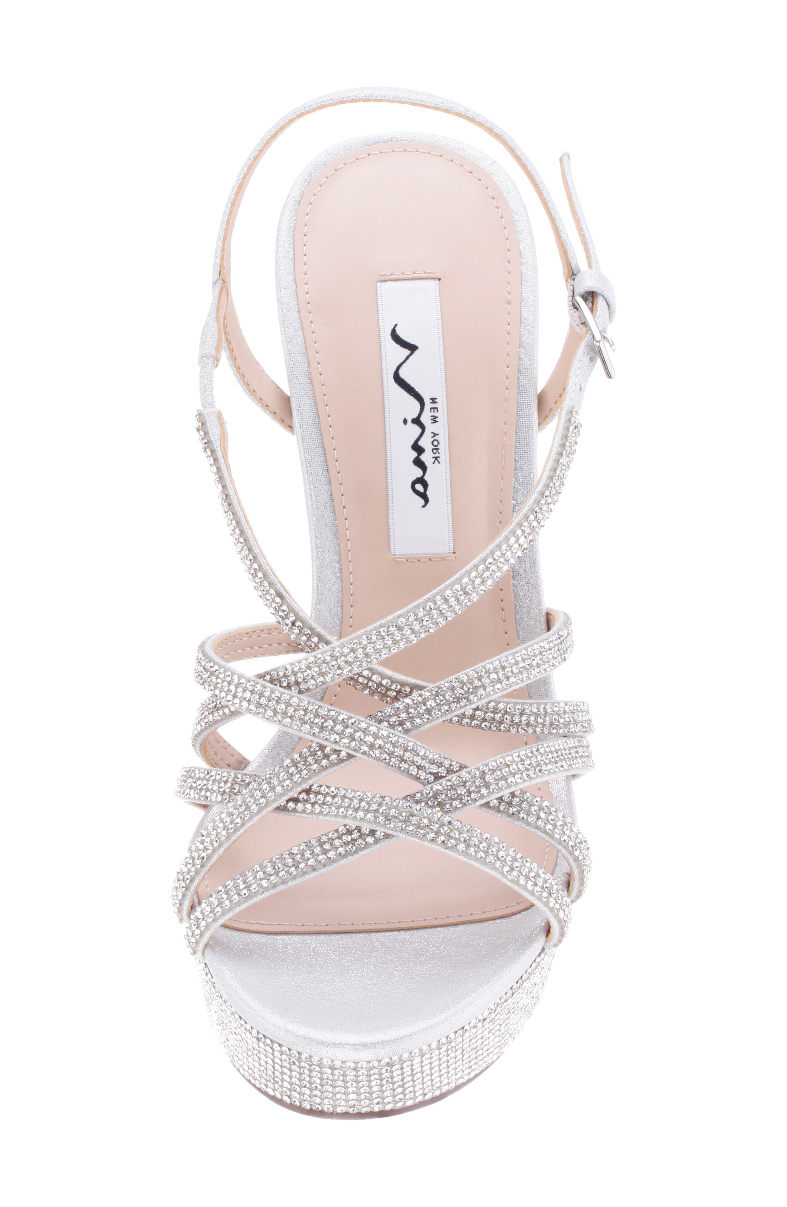 Nina Megan Platform Sandal, Alternate, color, 