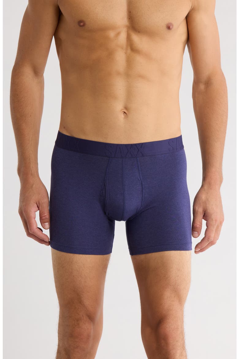 DropTemp™ Cooling Cotton Boxer Briefs, Main, color, ASTRO BLUE HEATHER
