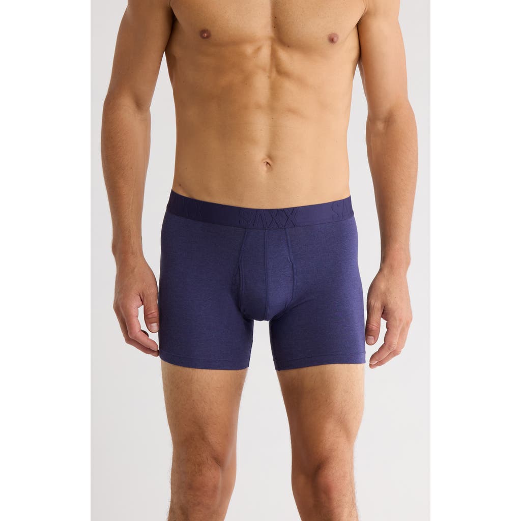 Saxx Droptemp™ Cooling Cotton Boxer Briefs In Blue