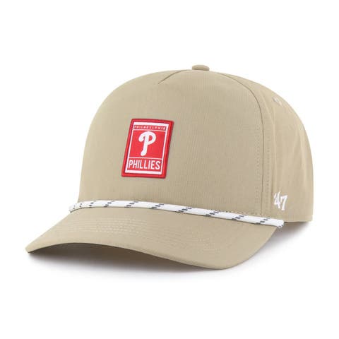 Men's '47 Khaki Philadelphia Phillies Cozumel Hitch Adjustable Hat