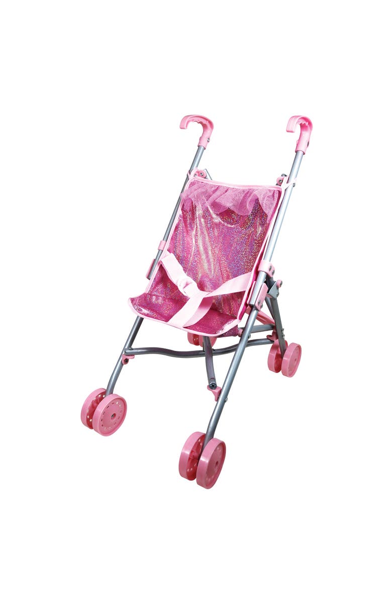 Lissi Doll Stroller Set 12 Inch Princess Ella Doll Blue Gown, Alternate, color, Multicolored