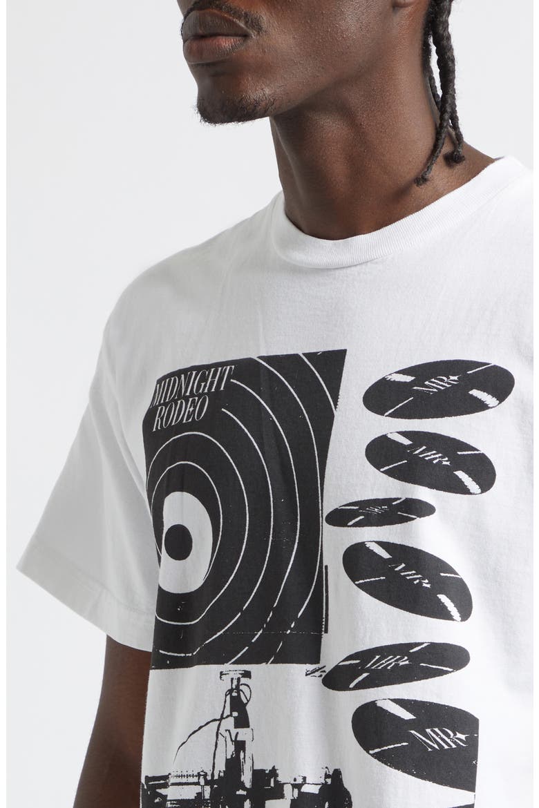 Record Graphic T-Shirt, Alternate, color, WHITE