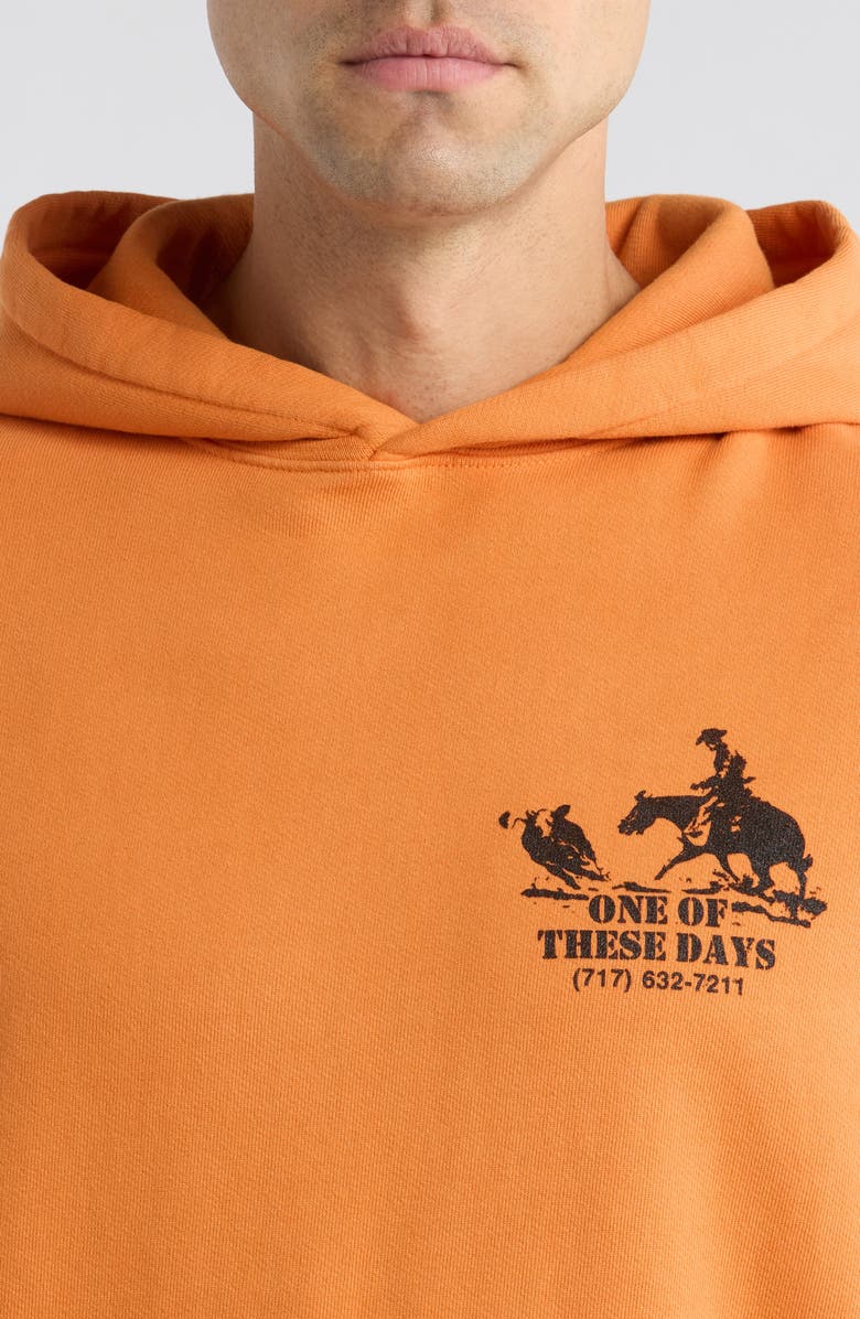ONE OF THESE DAYS Roundup Fleece Graphic Hoodie, Alternate, color, Orange