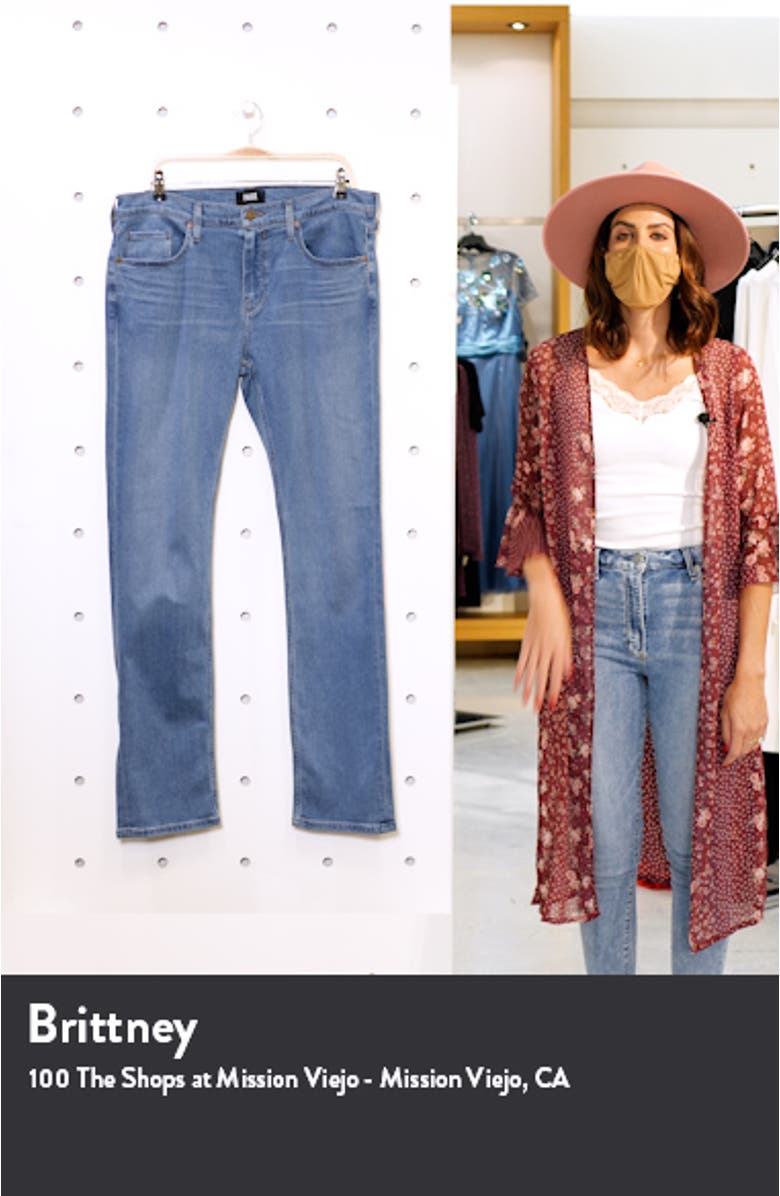 Transcend Federal Slim Straight Leg Jeans, sales video thumbnail