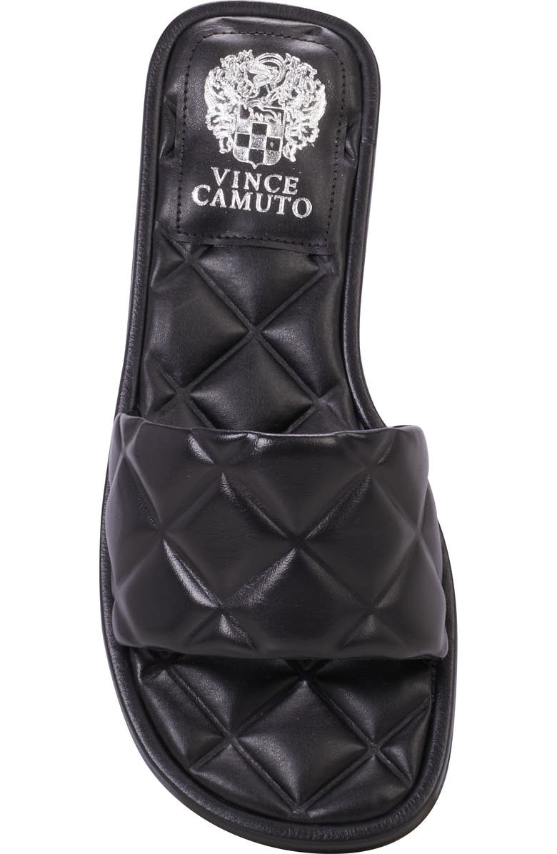 Vince Camuto Brennda Quilted Slide Sandal, Alternate, color,