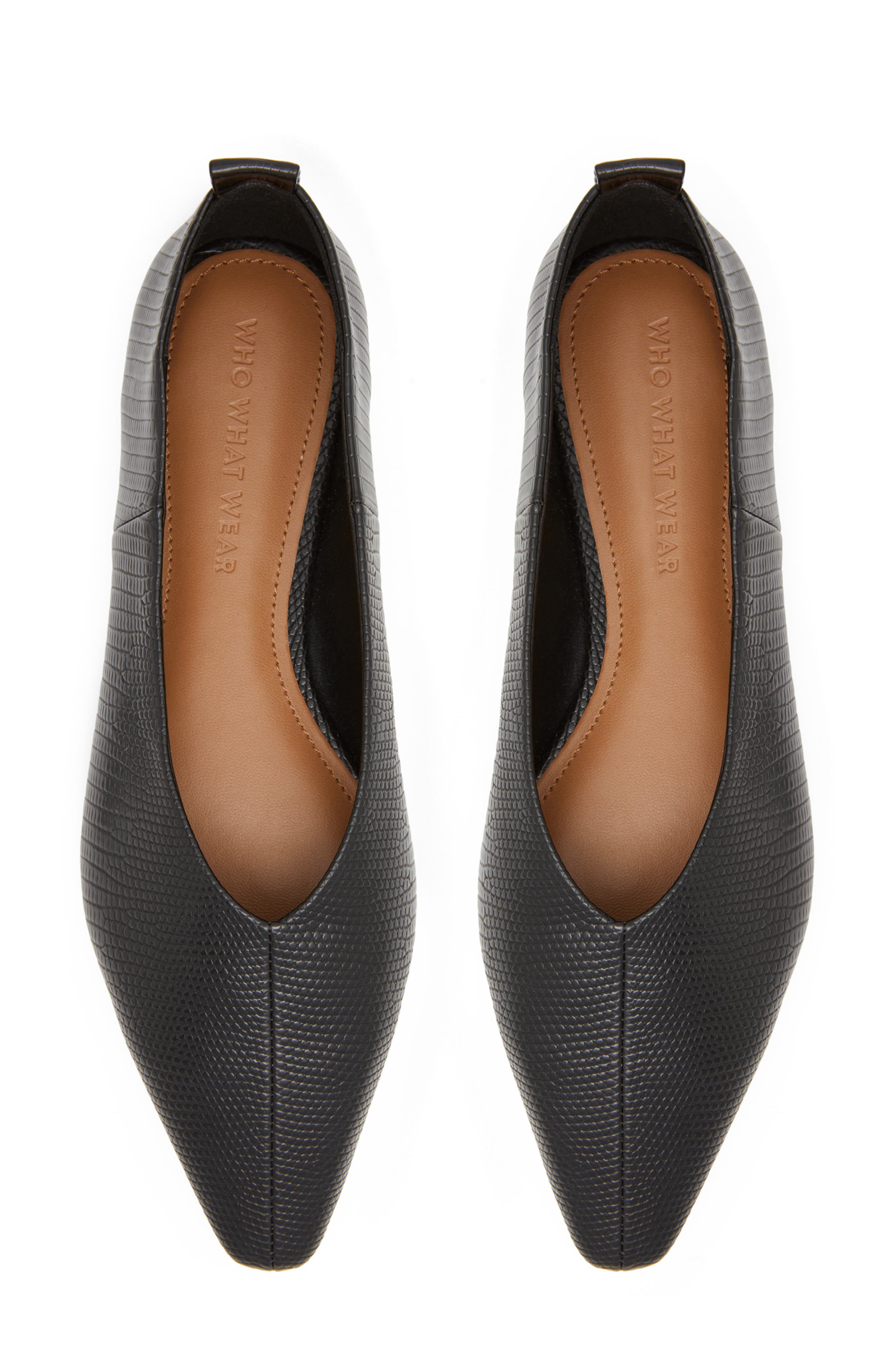 Who What Wear Millie Flat, Alternate, color, 