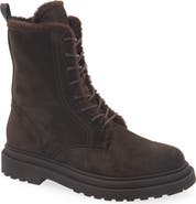 Brunello Cucinelli Sartorial Genuine Shearling Lined Boot