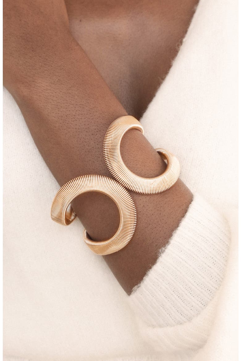 Abstract Flex Cuff, Alternate, color, GOLD
