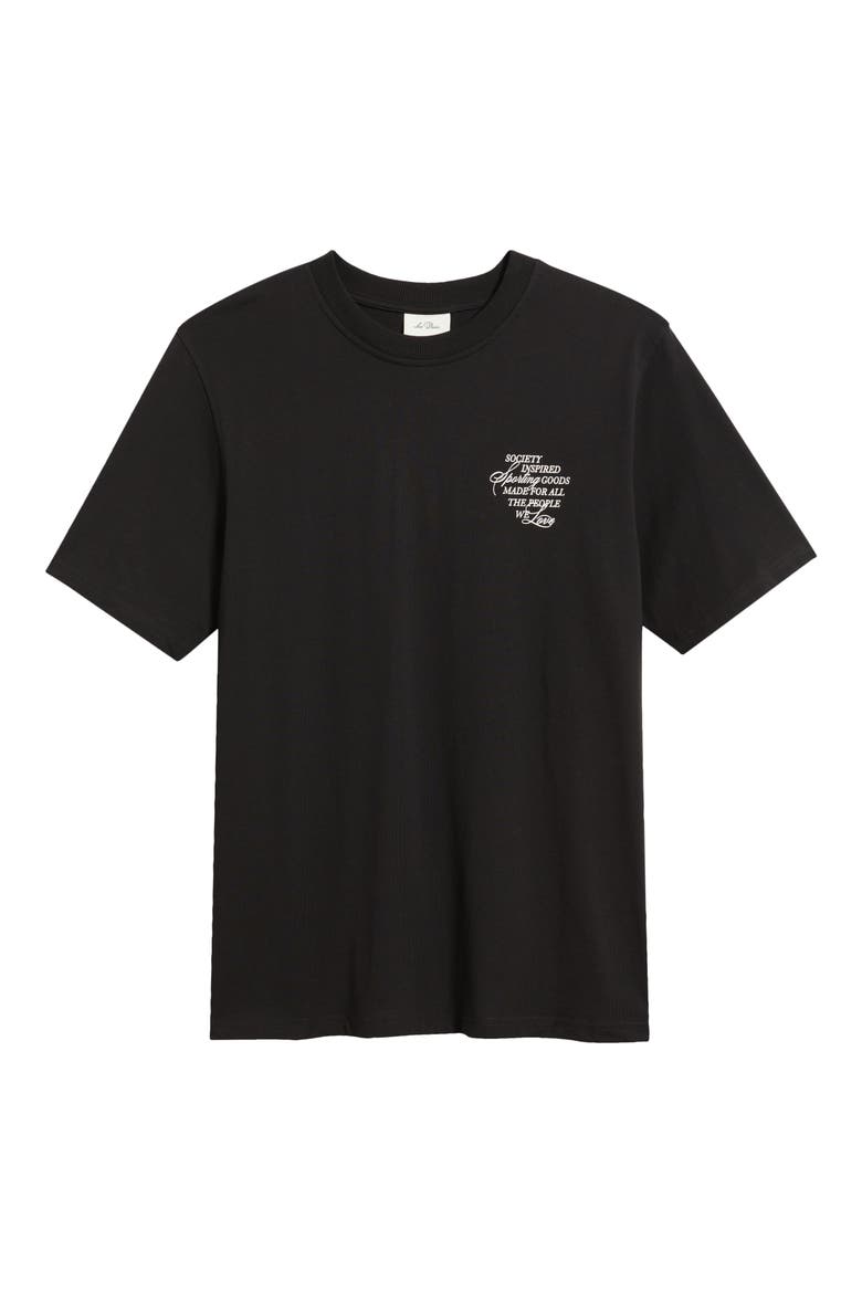 Ben Faience Graphic T-Shirt, Alternate, color, BLACK