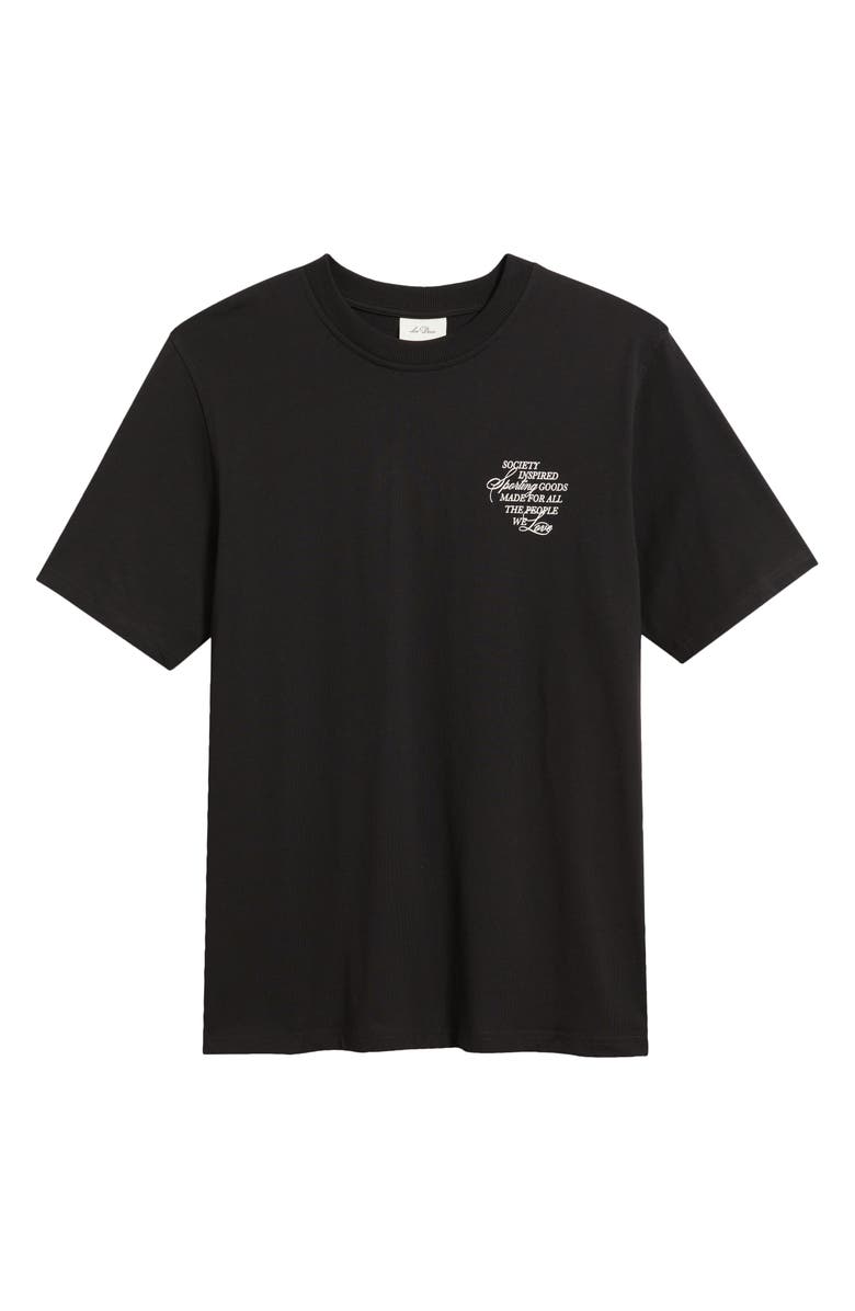 Les Deux Ben Faience Graphic T-Shirt, Main, color, Black