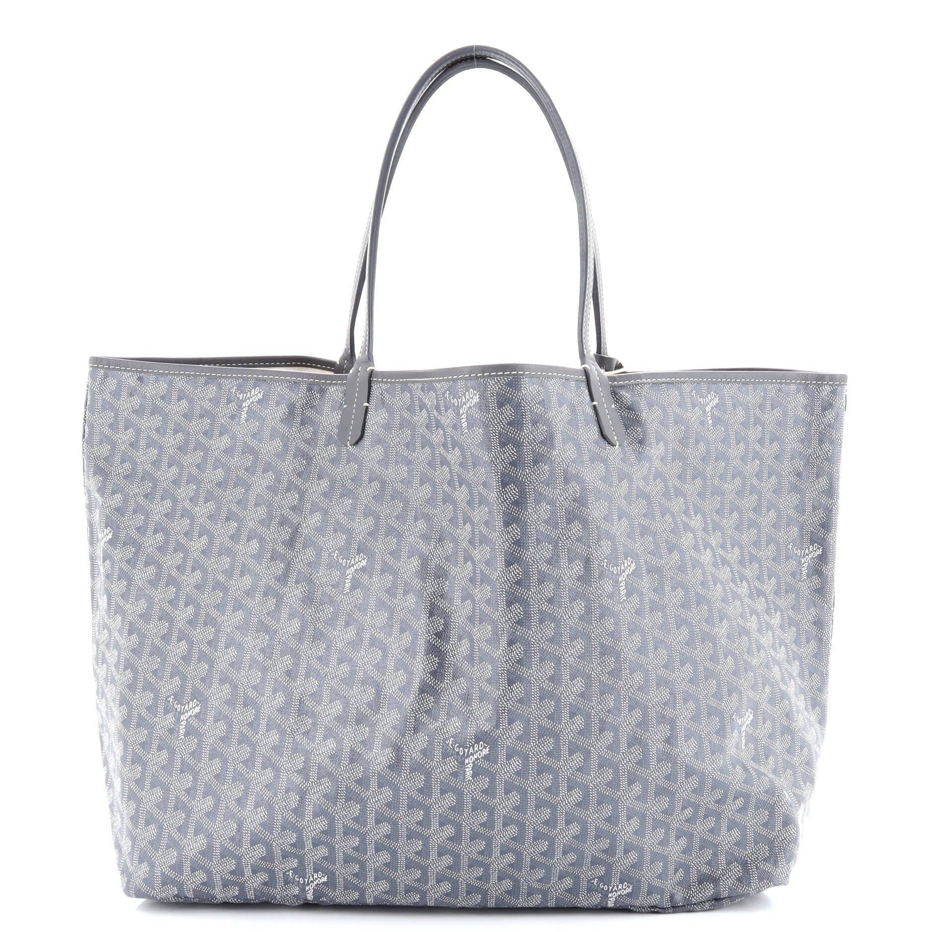 Pre-Owned Goyard Saint Louis Tote Coated Canvas GM, Alternate, color, Gray