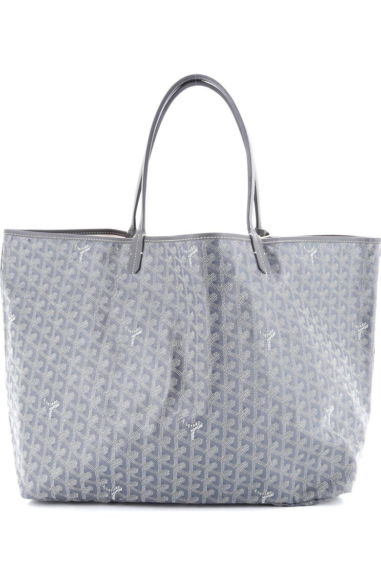 Pre-Owned Goyard Saint Louis Tote Coated Canvas GM, Alternate, color, Gray