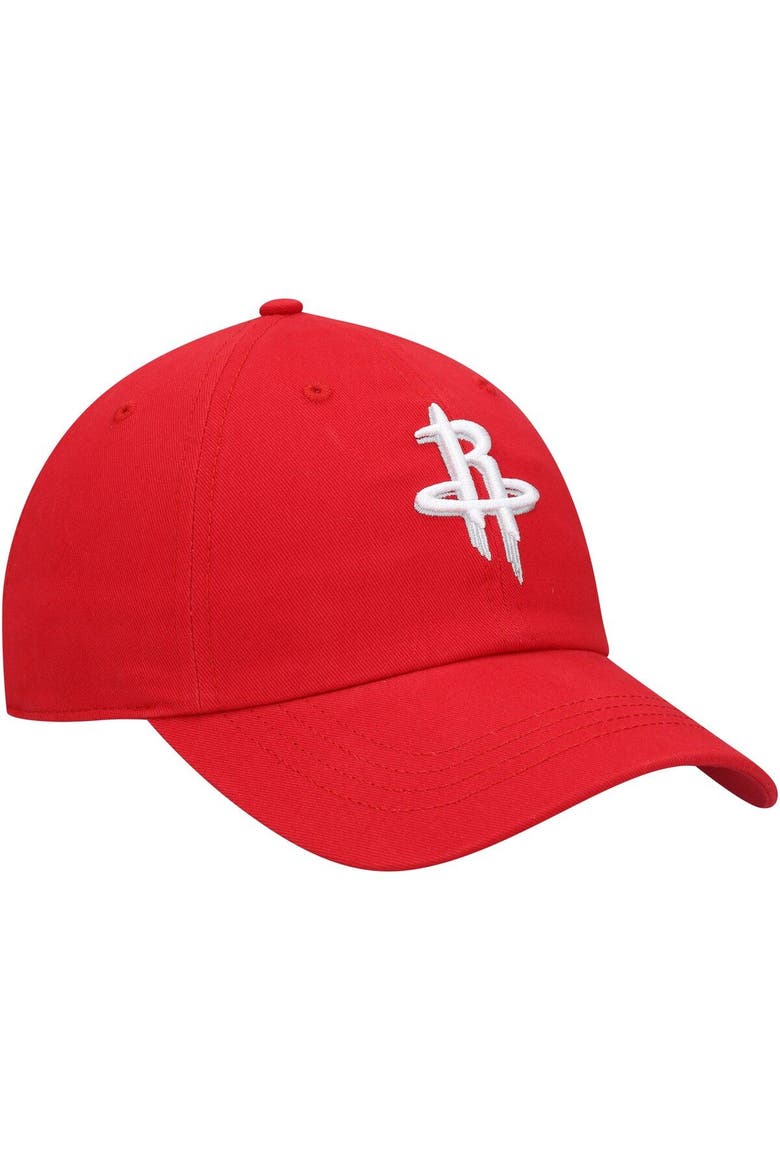 Women's '47 Red Houston Rockets Miata Clean Up Logo Adjustable Hat, Alternate, color, Red