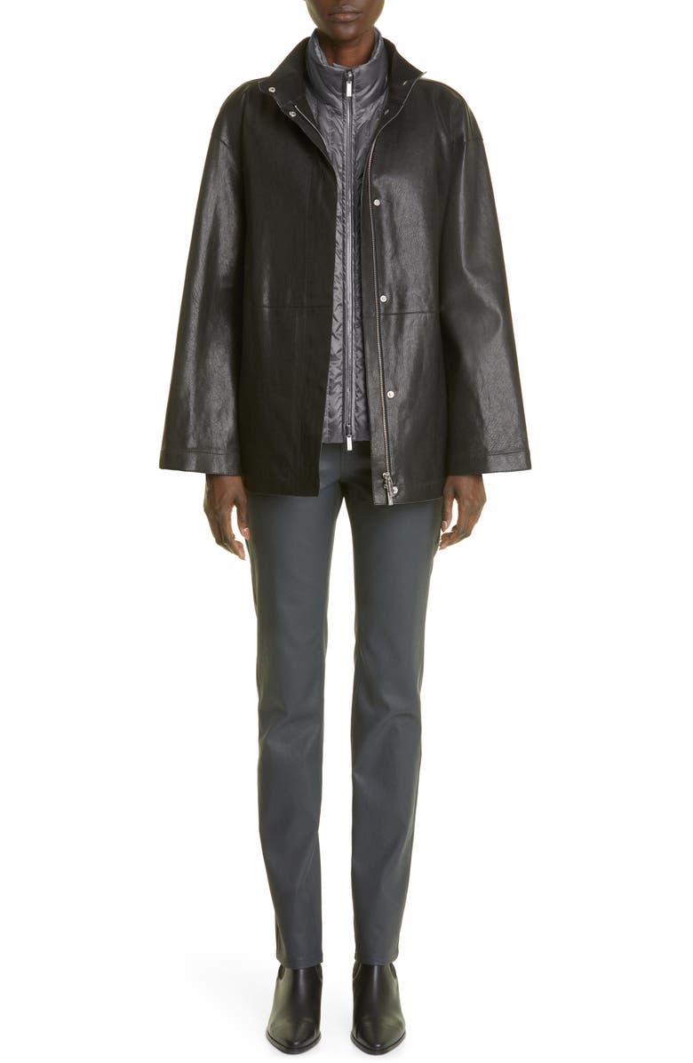 Lafayette 148 New York Mosby Quilted Down Vest, Main, color, 