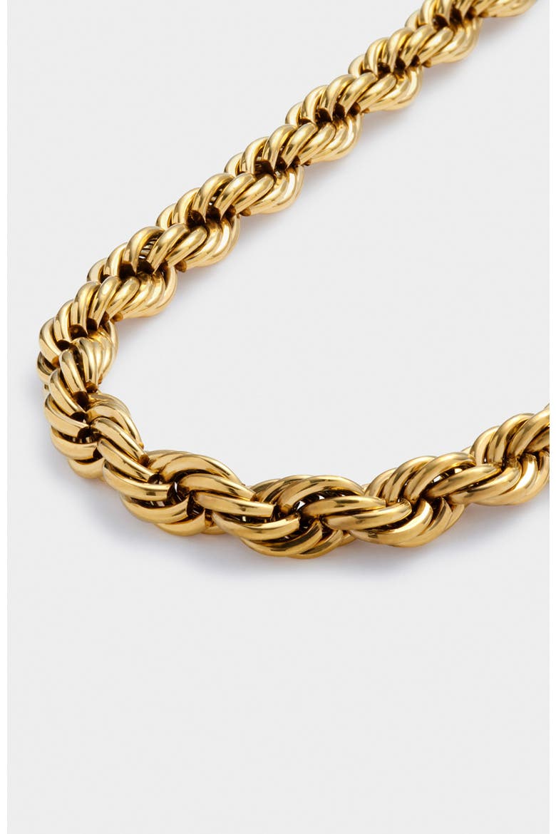 Reine Rope Necklace, Alternate, color, Gold