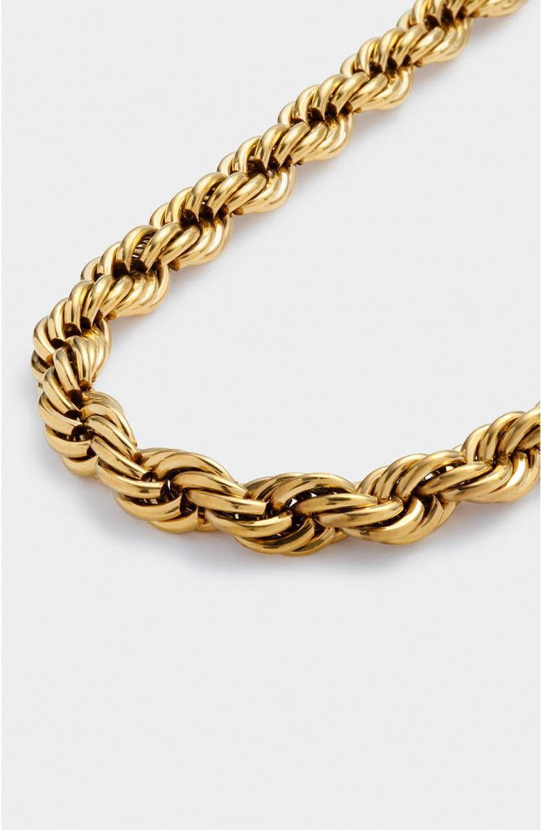 Katie Loxton Reine Rope Necklace, Alternate, color, Gold Coated