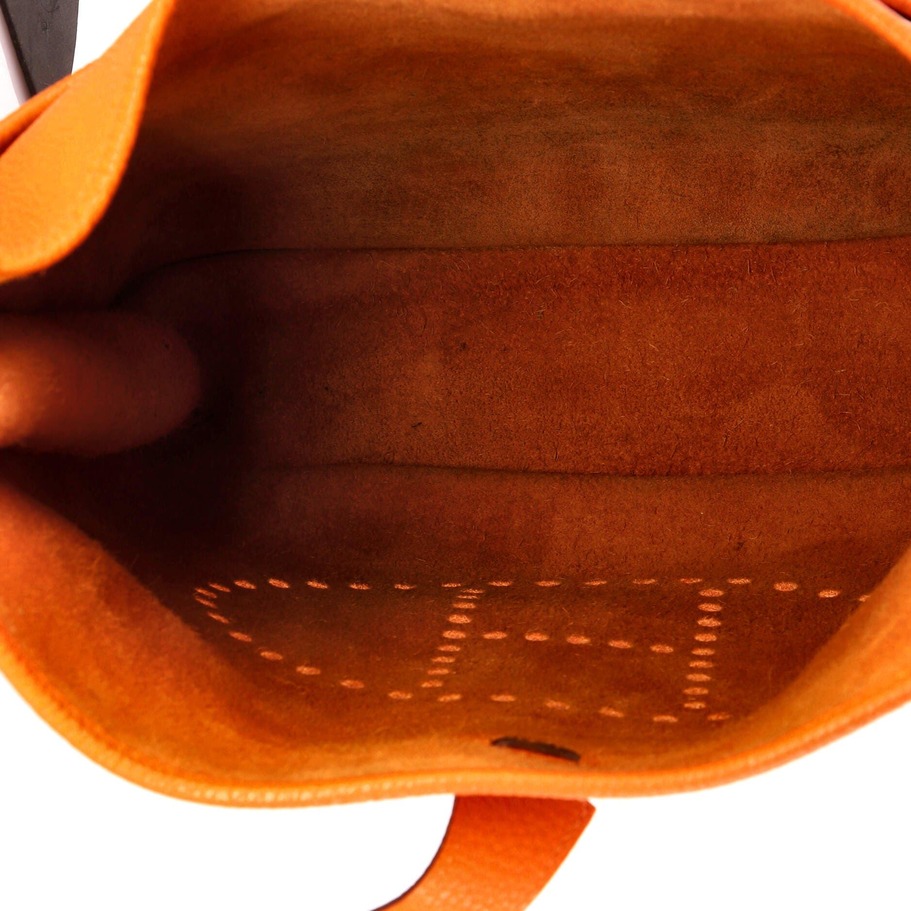 Pre-Owned Hermes Evelyne Bag Gen III Clemence PM, Alternate, color, Orange H