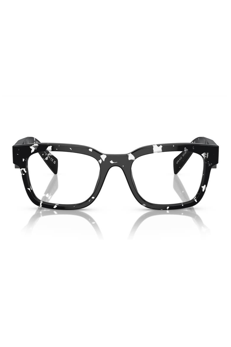51mm Pillow Optical Glasses, Main, color, BLACK HAVANA