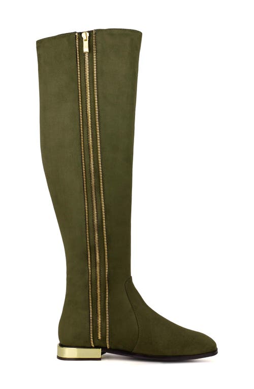 Ninety Union Majestic Knee High Boot In Green