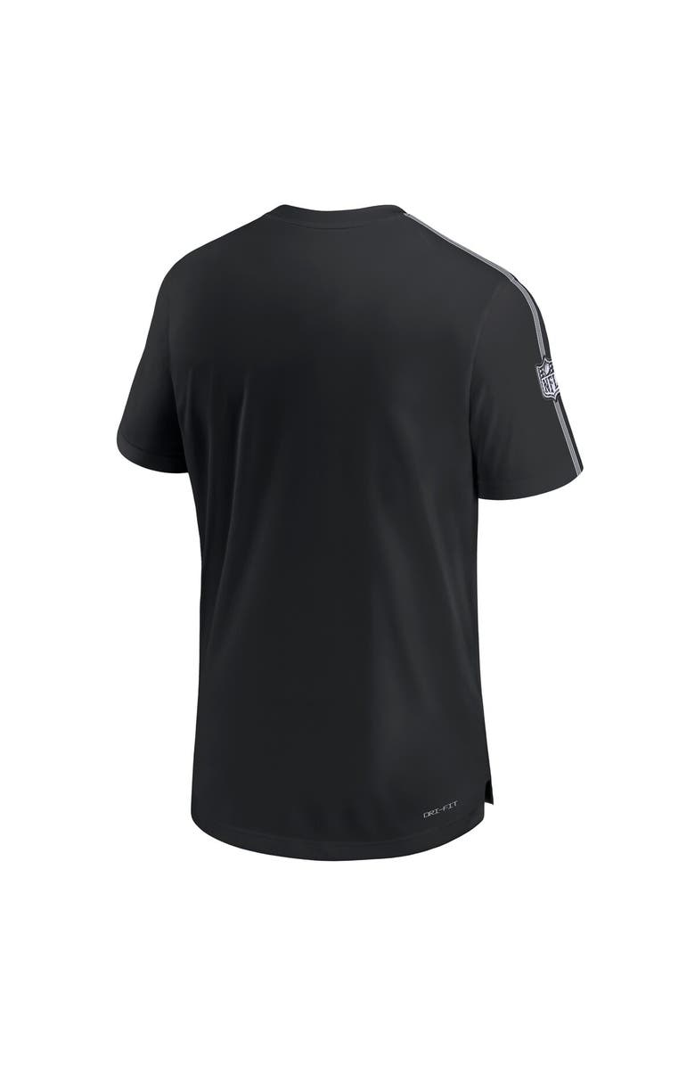 Nike Men's Nike Black Philadelphia Eagles 2024 Sideline Coach UV Performance T-Shirt, Alternate, color, 