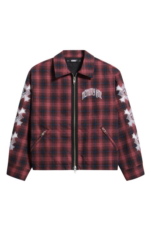 Plaid Zip Jacket