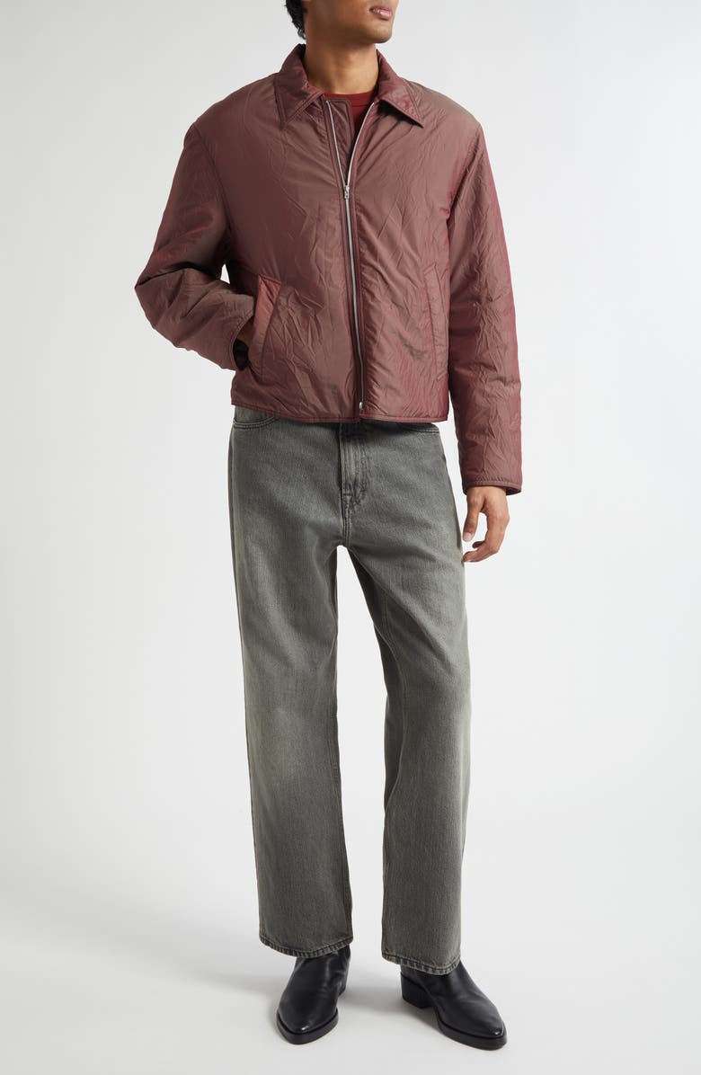 OUR LEGACY Third Cut Chain Twill Wide Straight Leg Jeans, Alternate, color, Ash Dust Chain Twill