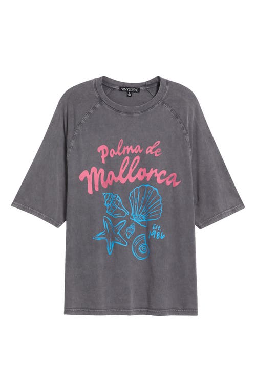 Shop Vinyl Icons Mallorca Shells Cotton Graphic T-shirt In Phantom