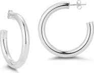 GLAZE JEWELRY 14K Gold Plated Sterling Silver Hoop Earrings