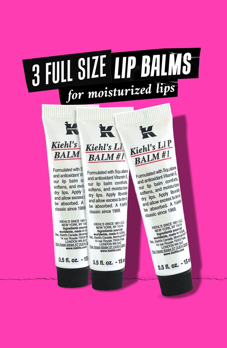 Kiehl's Since 1851 Kiehl's Lip Balm #1 Trio Set $44 Value, Alternate, color,
