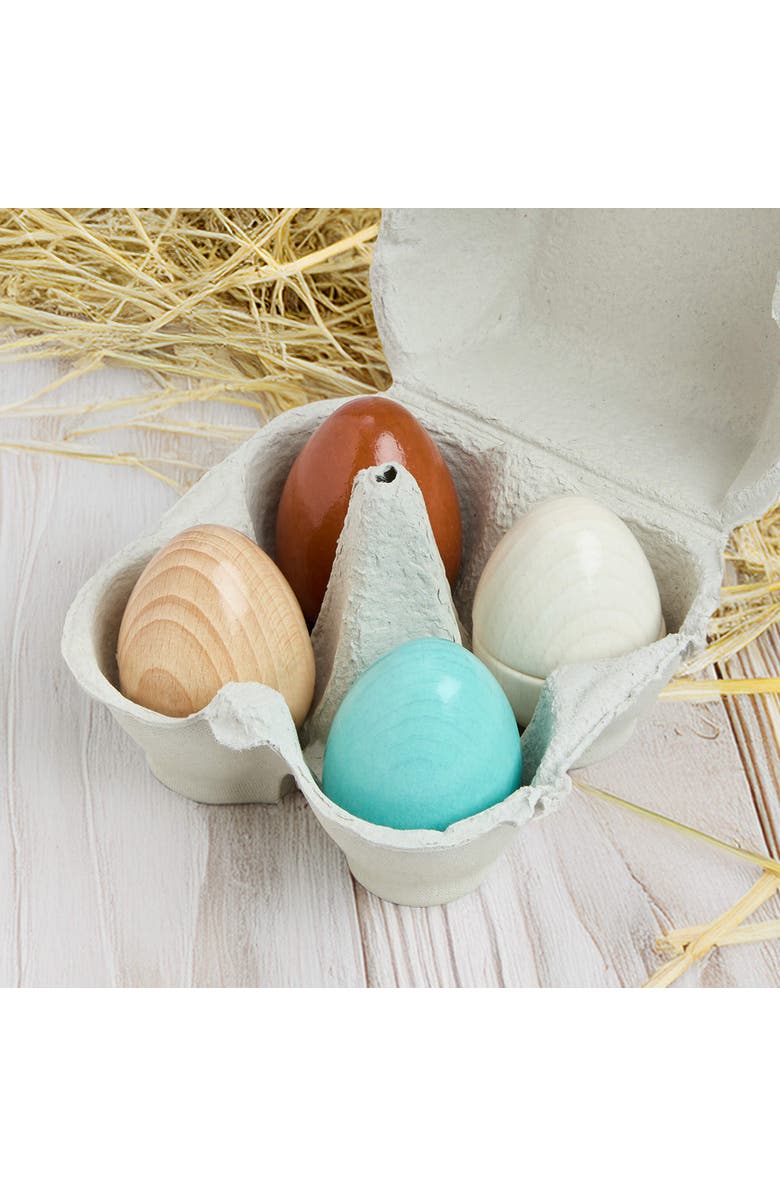 HABA Creative Play - Wooden Eggs Play Food Set, Alternate, color, Multi