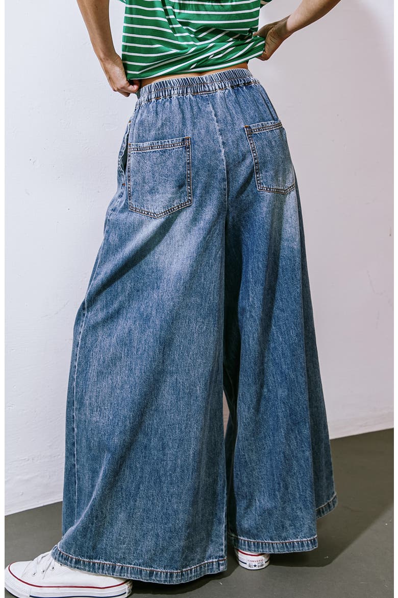 Washed Denim Pant, Alternate, color, INDIGO