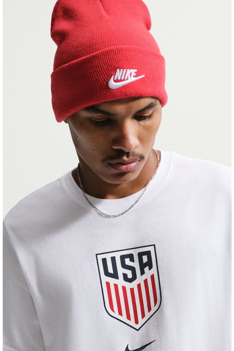 USMNT Crest Cotton Graphic T-Shirt, Alternate, color, WHITE