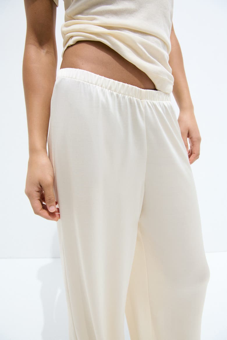Jersey Pull-on Pants, Alternate, color, Cream