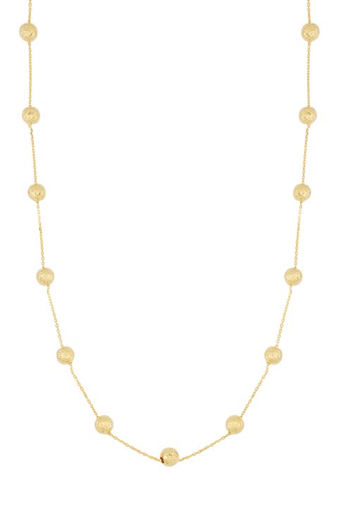 14K Gold Station Necklace (Nordstrom Exclusive)