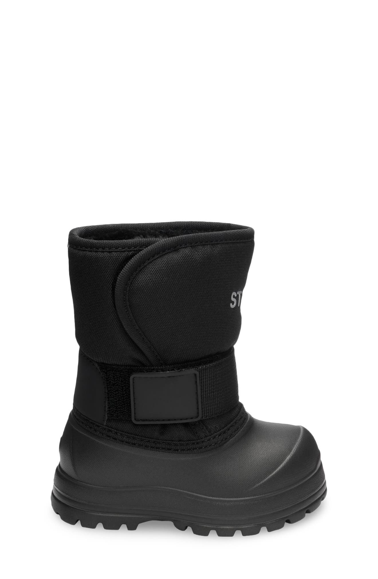 STONZ Kids' Trek Ultra Lightweight Insulated Snow Boot, Alternate, color, Black