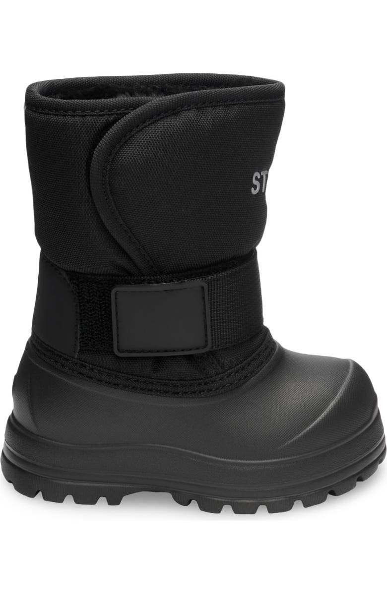 STONZ Kids' Trek Ultra Lightweight Insulated Snow Boot, Alternate, color, Black
