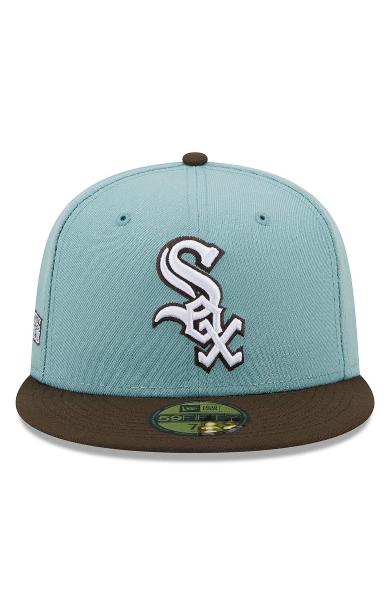 New Era Men's New Era Light Blue/Brown Chicago White Sox 2005 World Series Beach Kiss 59FIFTY Fitted Hat, Alternate, color, Light Blue
