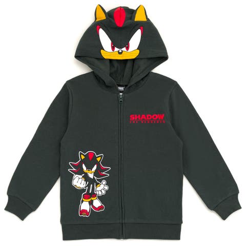 Sonic the Hedgehog Cosplay Fleece Zip-Up Hoodie