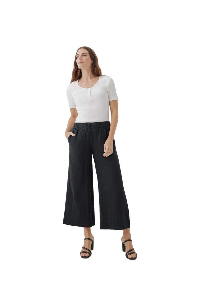 Pact Organic Coastal Double Gauze Wide Leg Pant, Main, color,