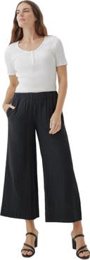 Pact Organic Coastal Double Gauze Wide Leg Pant